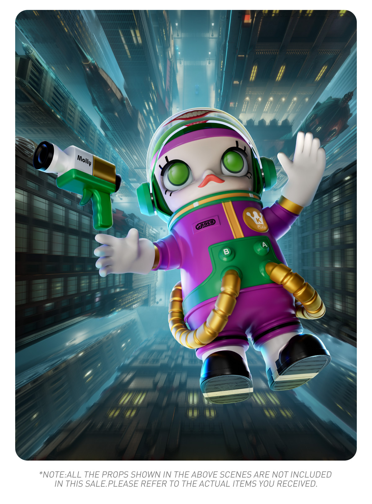 ❤️　MEGA コレクション 1000% SPACE MOLLY JOKER MEGA SPACE MOLLY 1000% JOKER - POP MART (Canada)