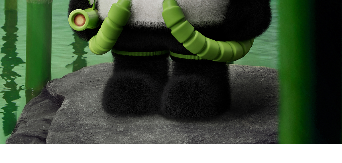 MEGA SPACE MOLLY 400% PANDA - POP MART (Netherlands)