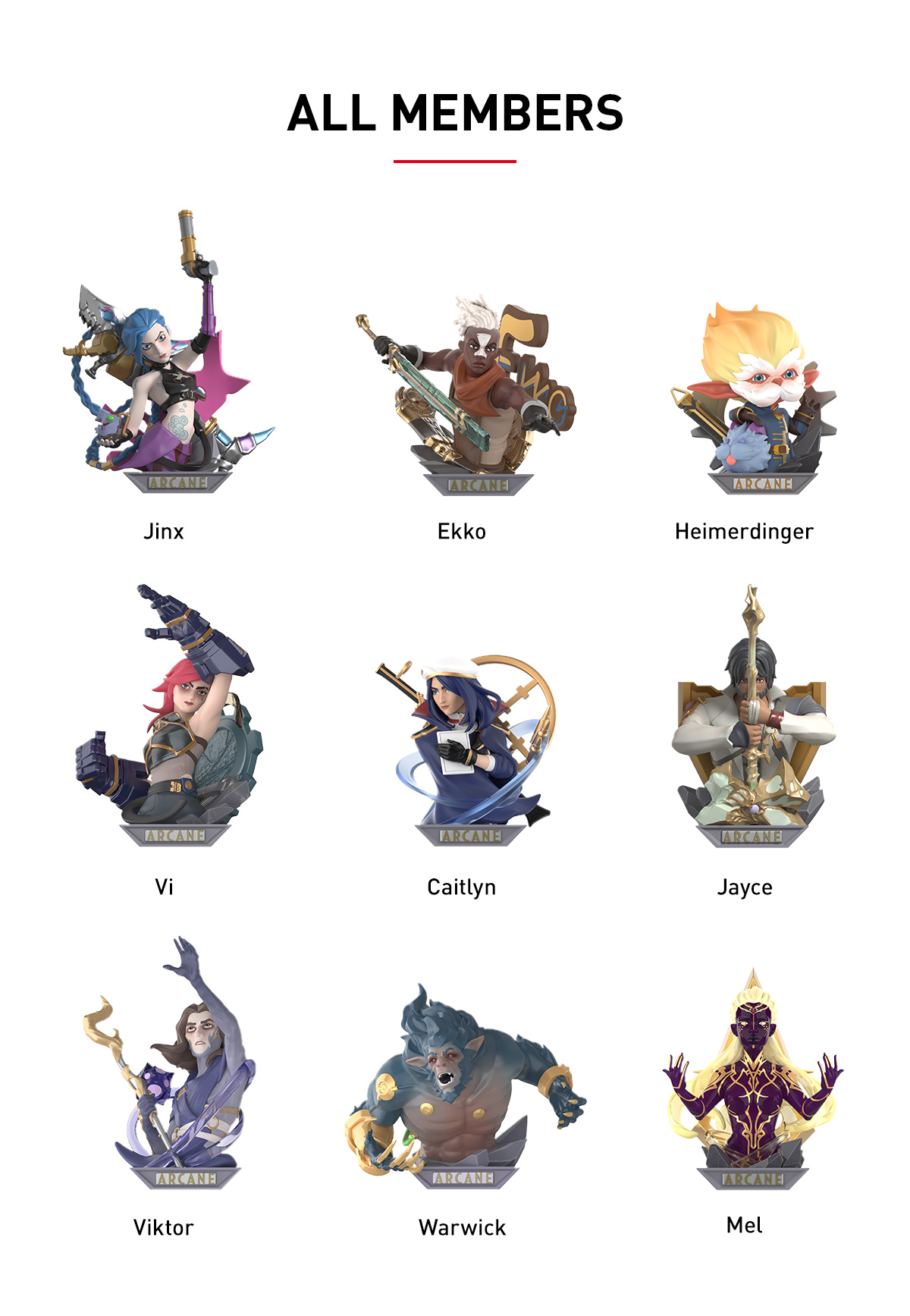 POP NOW:League of Legends: Arcane Series Figures - POP MART