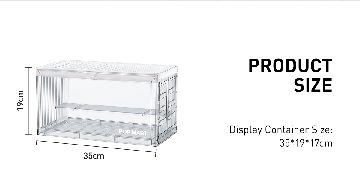 その他 POPMART 100% Assemblable Lighted Display POP MART 100% Assemblable Lighted Display Container - POP