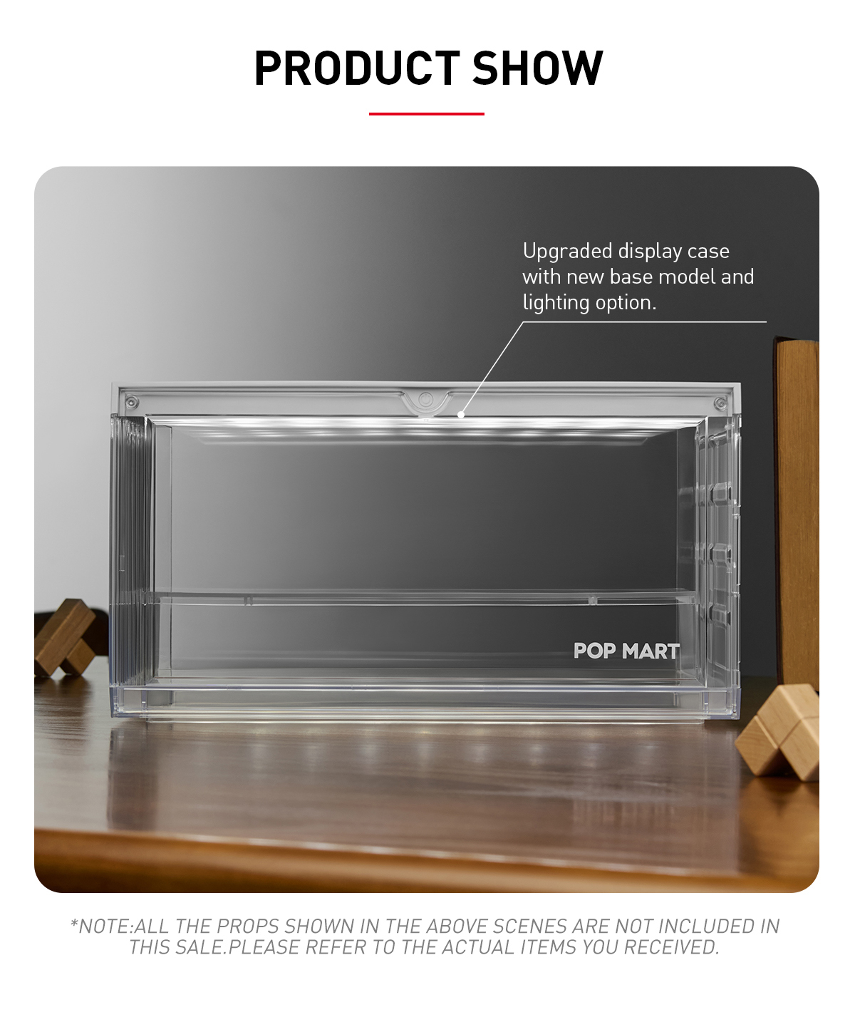 POP MART 100% Assemblable Lighted Display Container - POP