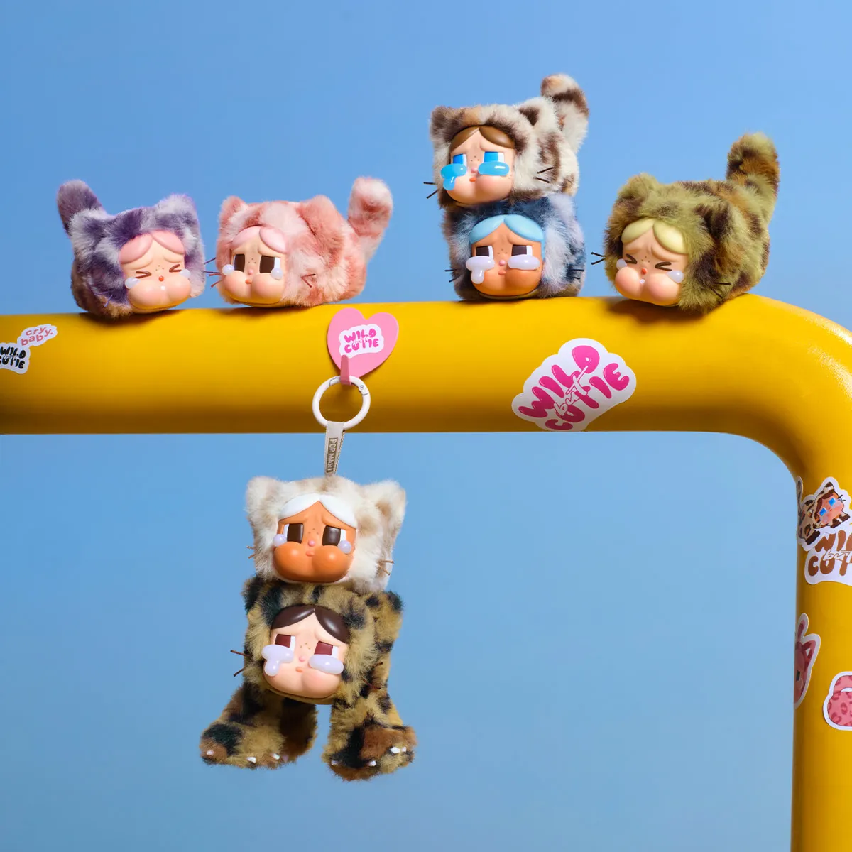 CRYBABY Wild but Cutie Series - Vinyl Plush Pendant Blind Box 