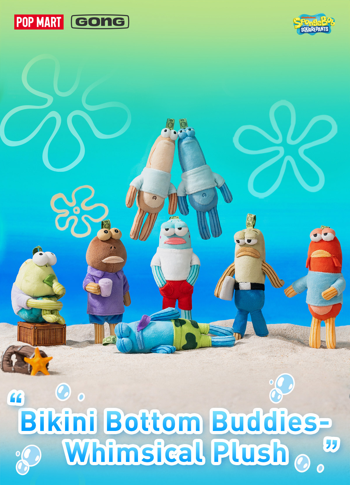 Bikini Bottom Buddies - Whimsical Plush - POP MART (Malaysia)