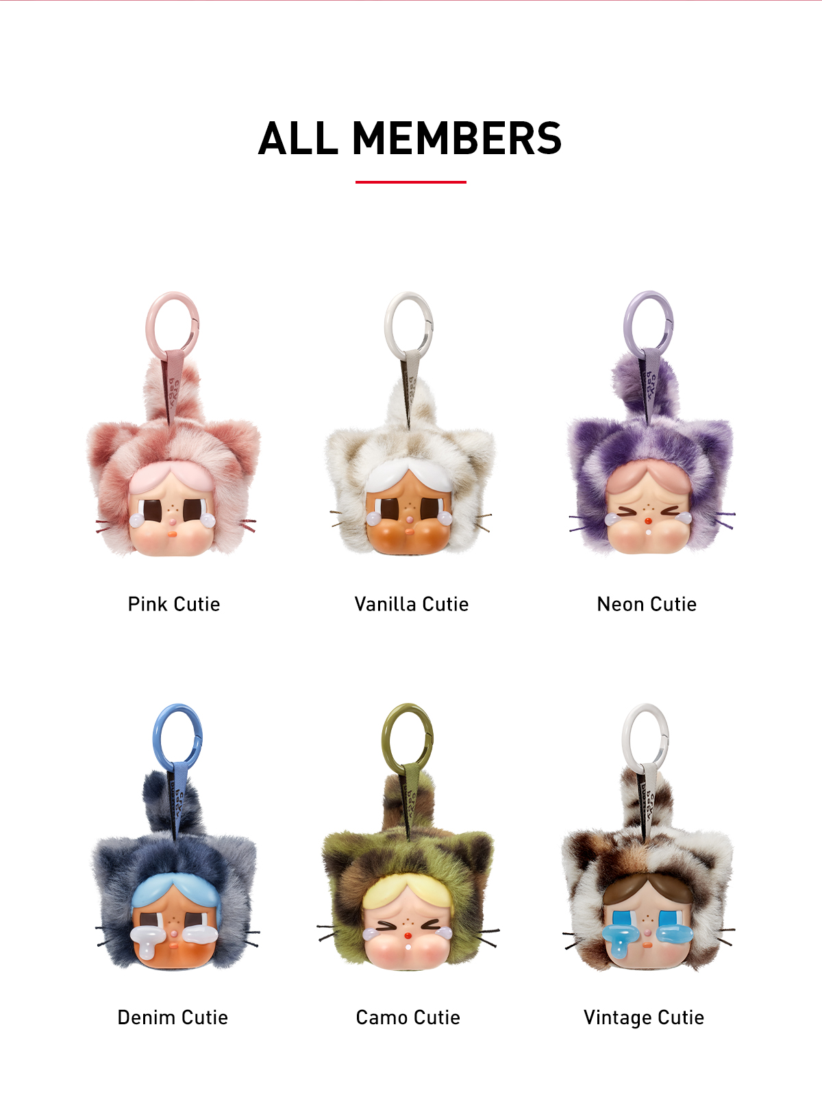 CRYBABY Wild but Cutie Series - Vinyl Plush Pendant Blind