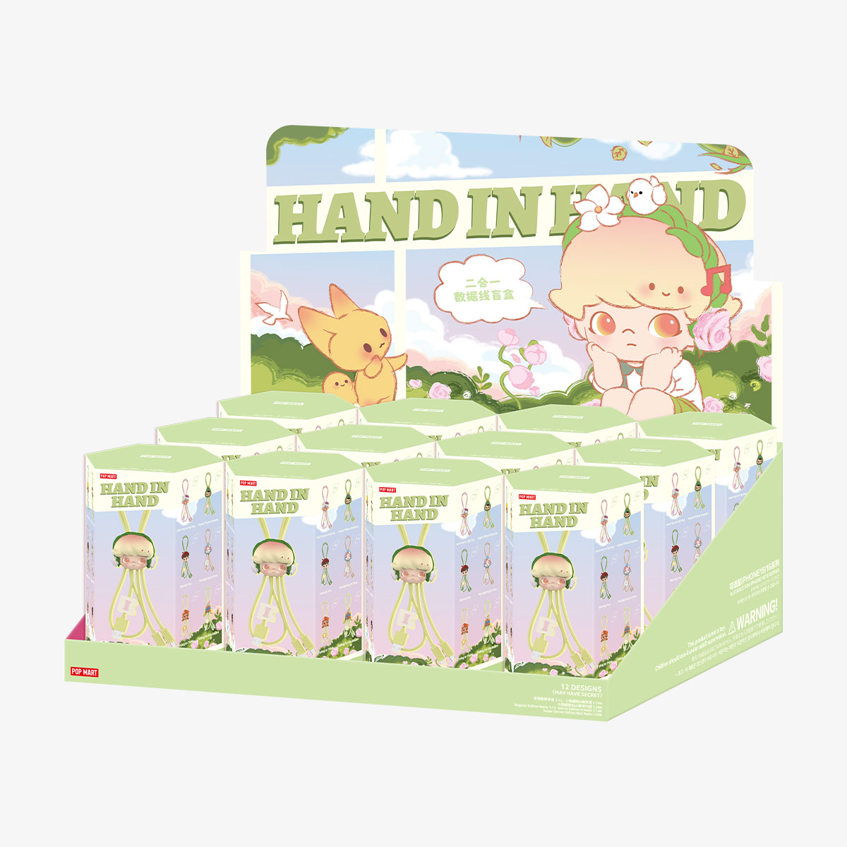 Hand in Hand 2in1ケーブルpopmart スーパーシークレット Hand in Hand Series-2 in 1 cable blind box-Copy - POP MART (Macao