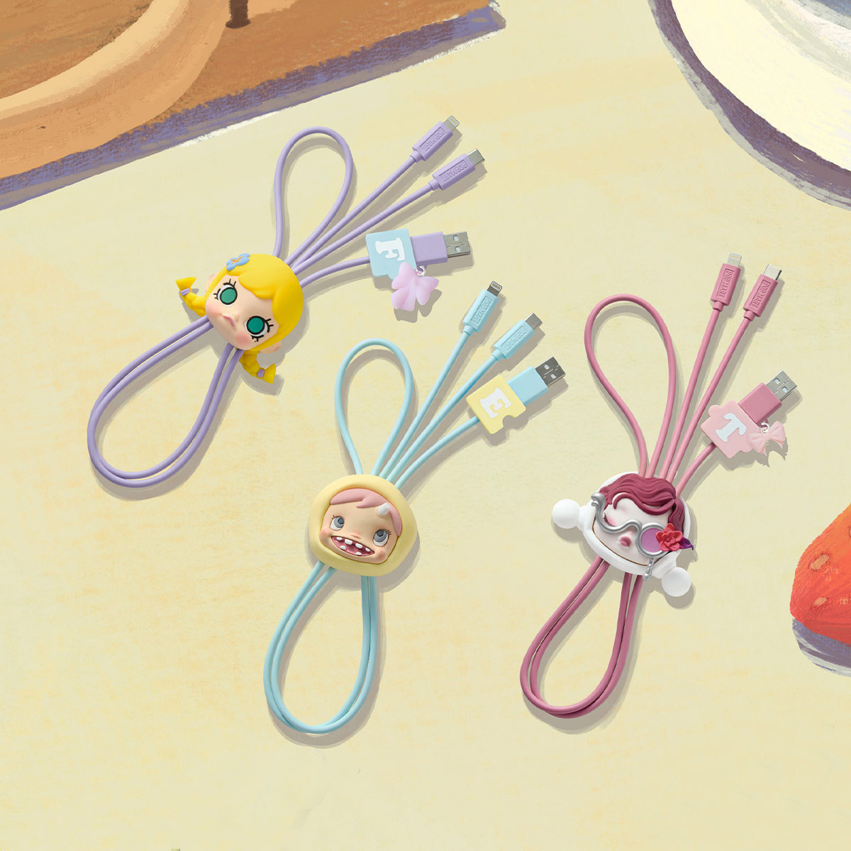 Hand in Hand Series-2 in 1 cable blind box-Copy - POP MART (Macao