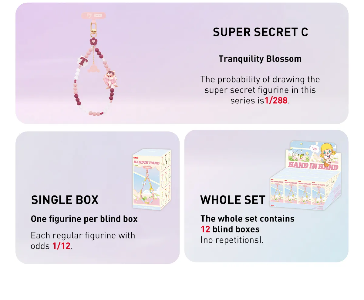 Bind Box Phone Hand in Hand Series-Phone Charm Blind Box - POP MART (Malaysia)