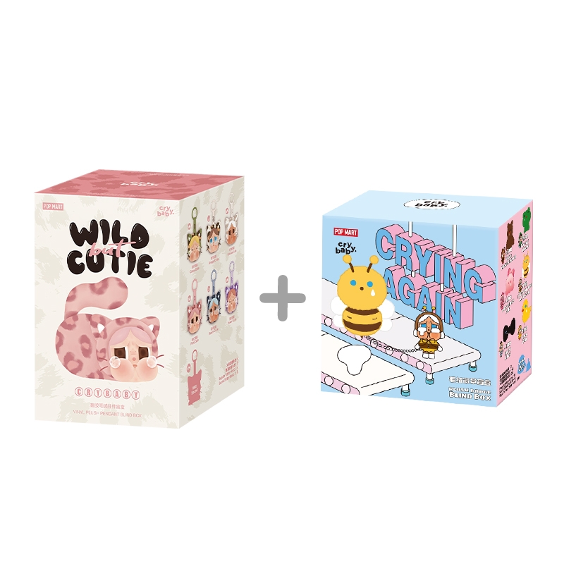 CRYBABY Wild but Cutie Series - Vinyl Plush Pendant Blind Box