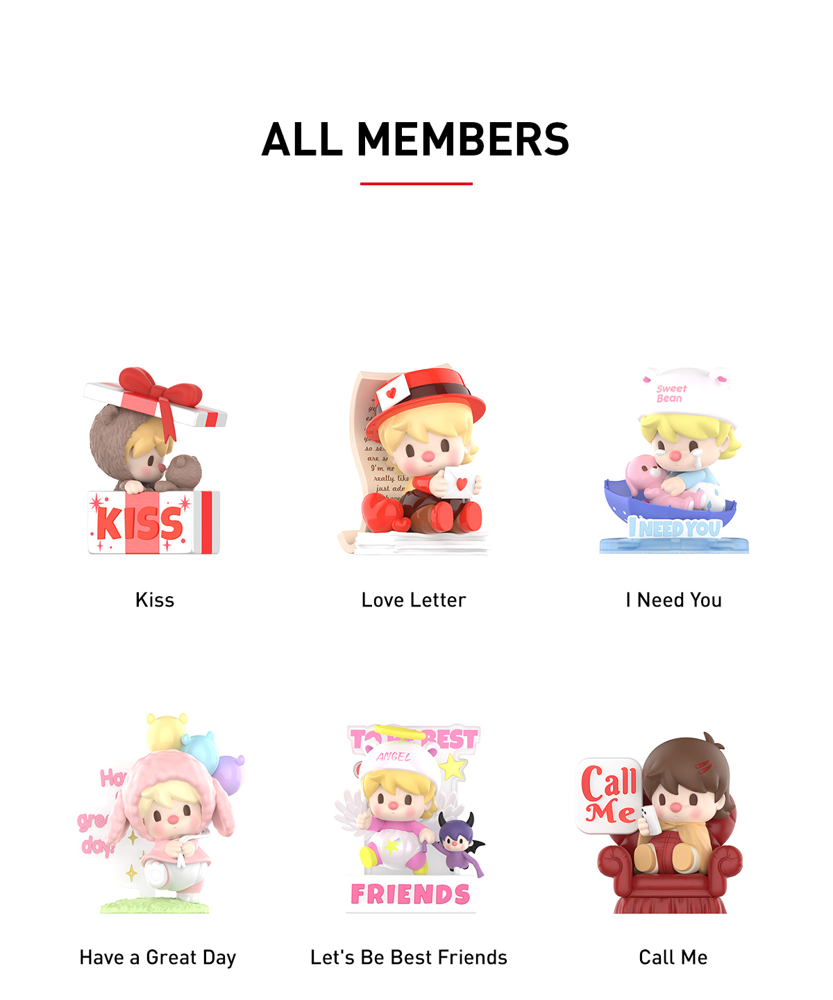 Sweet Bean The Language of Love Series Figures - POP MART (Japan)