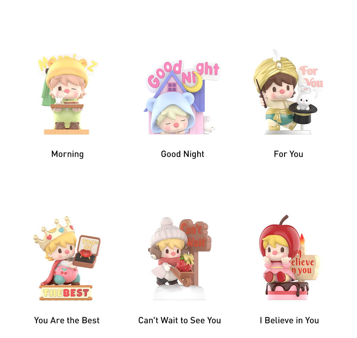 Sweet Bean The Language of Love Series Figures - POP MART (Japan)