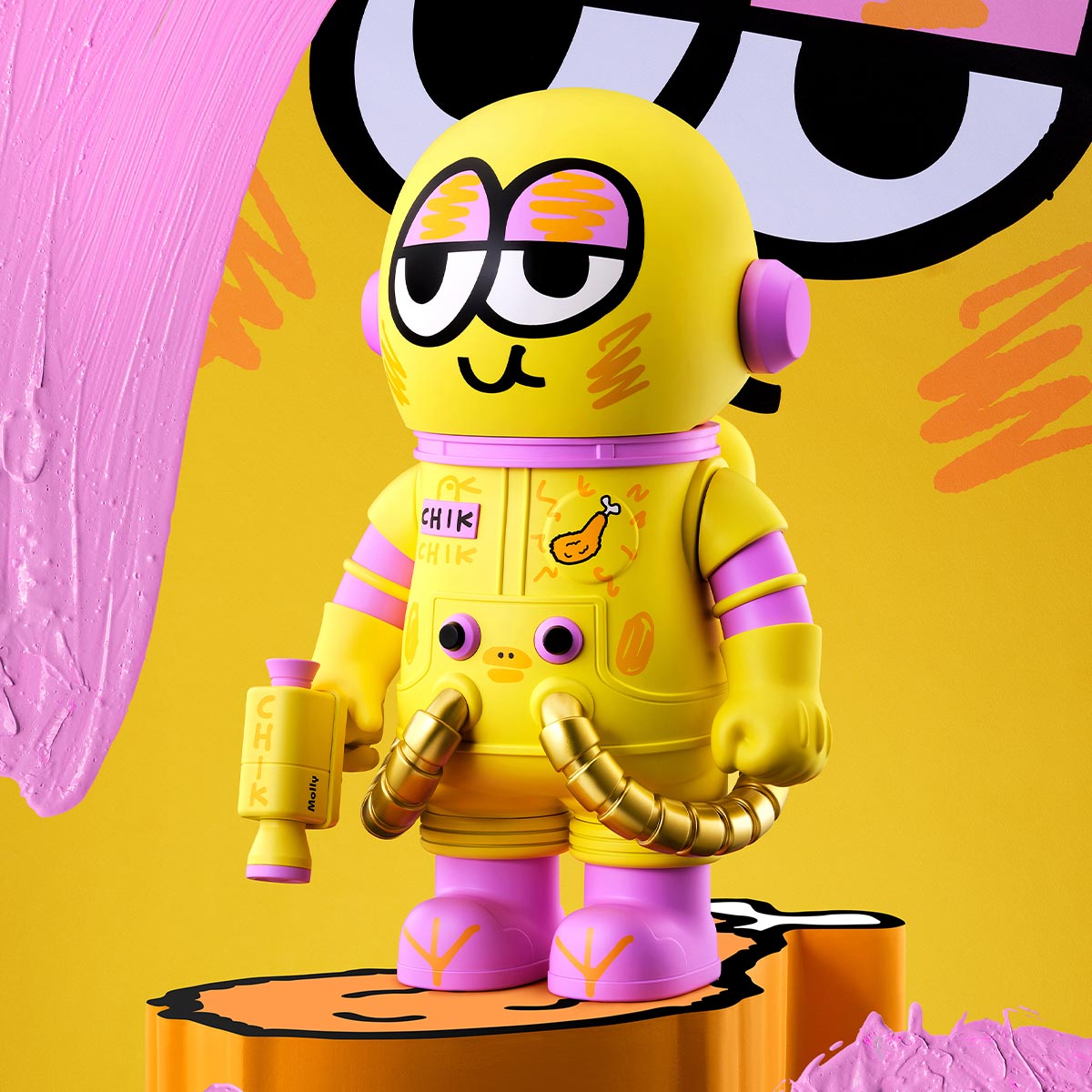 MEGA SPACE MOLLY 400% JON BURGERMAN SPACE CADETS Series-Copy - POP
