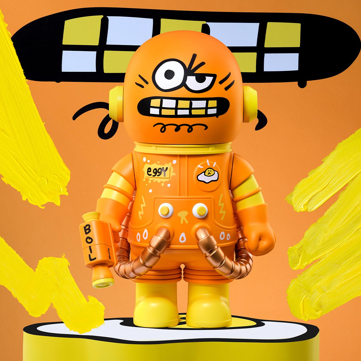 その他 MEGA SPACE MOLLY 400% JON BURGERMAN MEGA SPACE MOLLY 400% Jon Burgerman - POP MART (Italy)