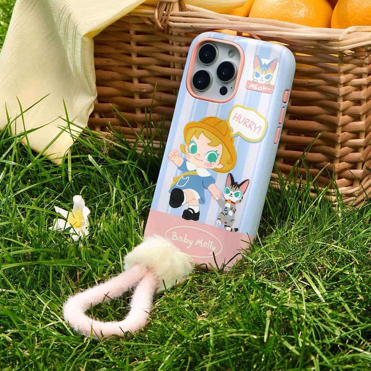 POP MART/ベビーモリー＆ベビータビーシリーズ スマホケース Baby Molly & Baby Tabby Series-Phone Case - POP MART (United