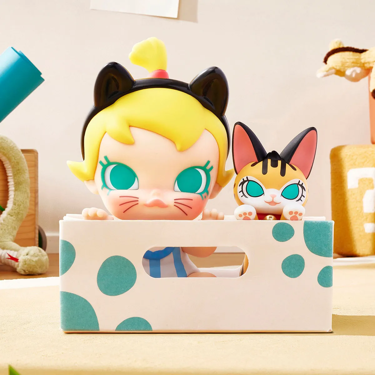 Baby Molly & Baby Tabby Series Figures - POP MART (Australia)