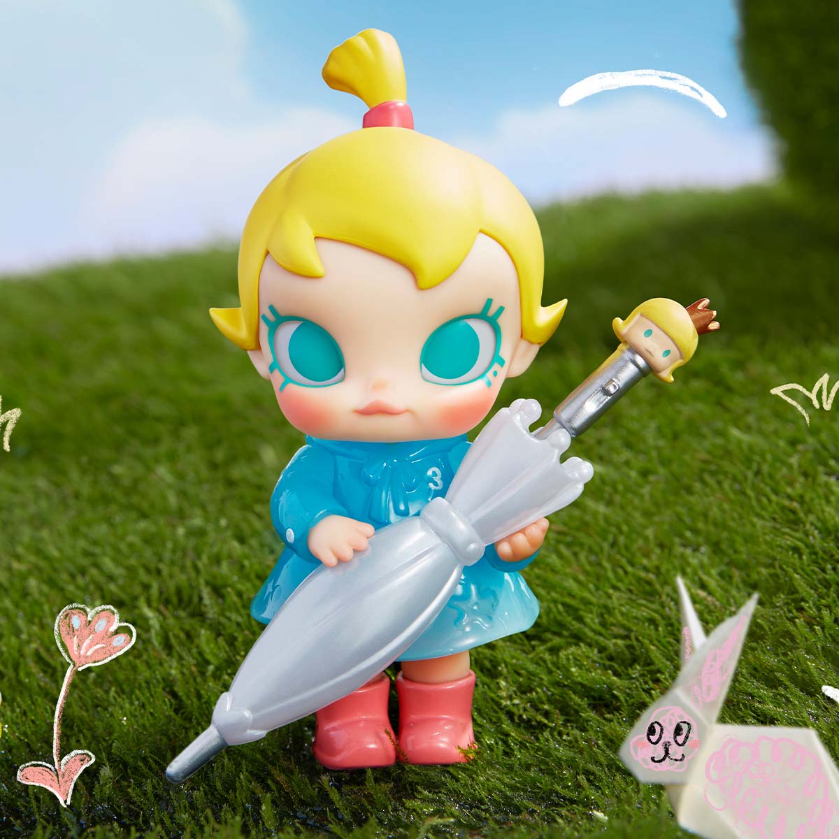 その他 Baby Molly Funny Raining Day Baby Molly Funny Raining Day Figure - POP MART (Macao, China)
