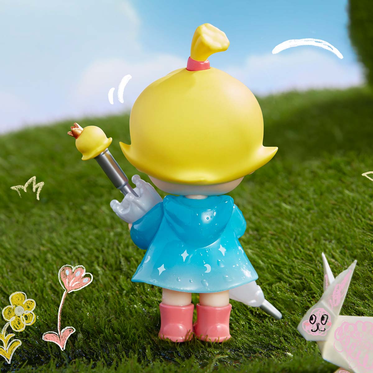 Baby Molly Funny Raining Day Figure - POP MART (Macao, China)