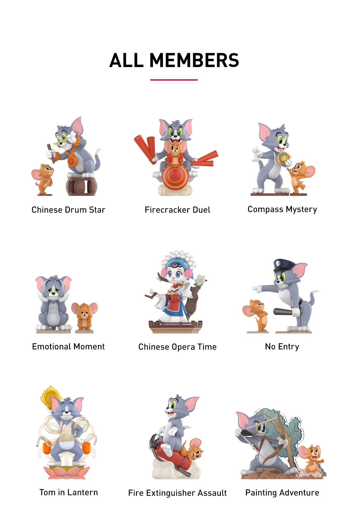 Tom & Jerry: Forbidden Compass Series Figures - POP MART (Finland)