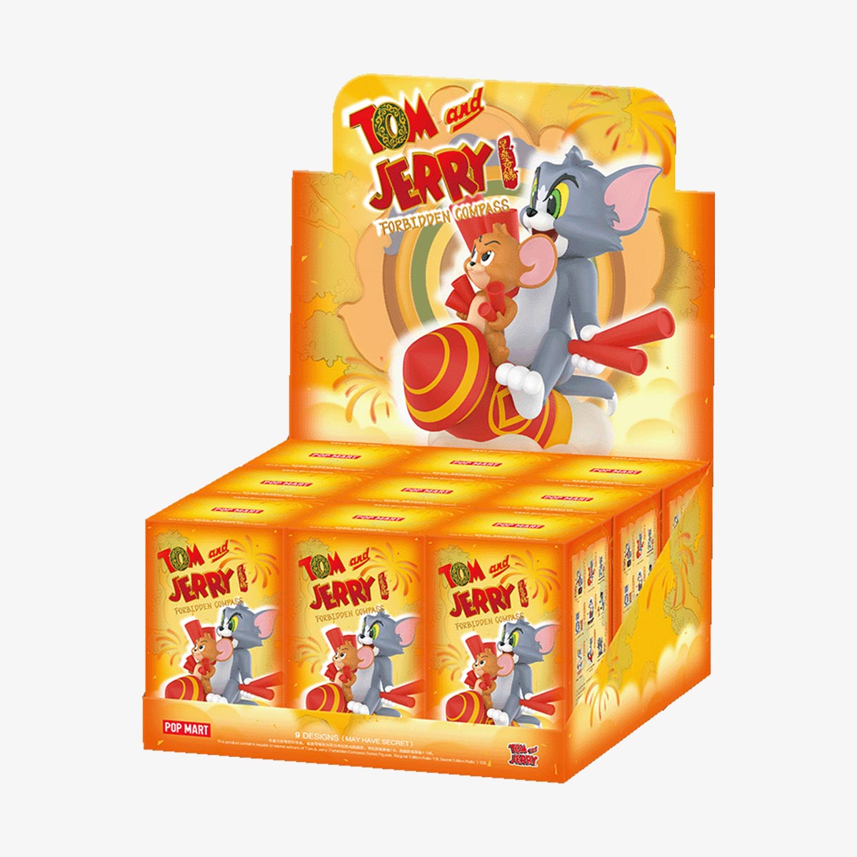 POPMART トムとジェリー 禁断のコンパス フィギュア 9pcsセット Tom & Jerry: Forbidden Compass Series Figures - POP MART (Japan)