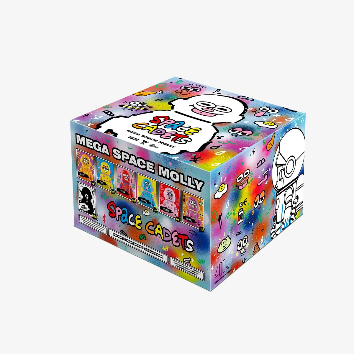 MEGA SPACE MOLLY 400% JON BURGERMAN SPACE CADETS Series - POP MART 