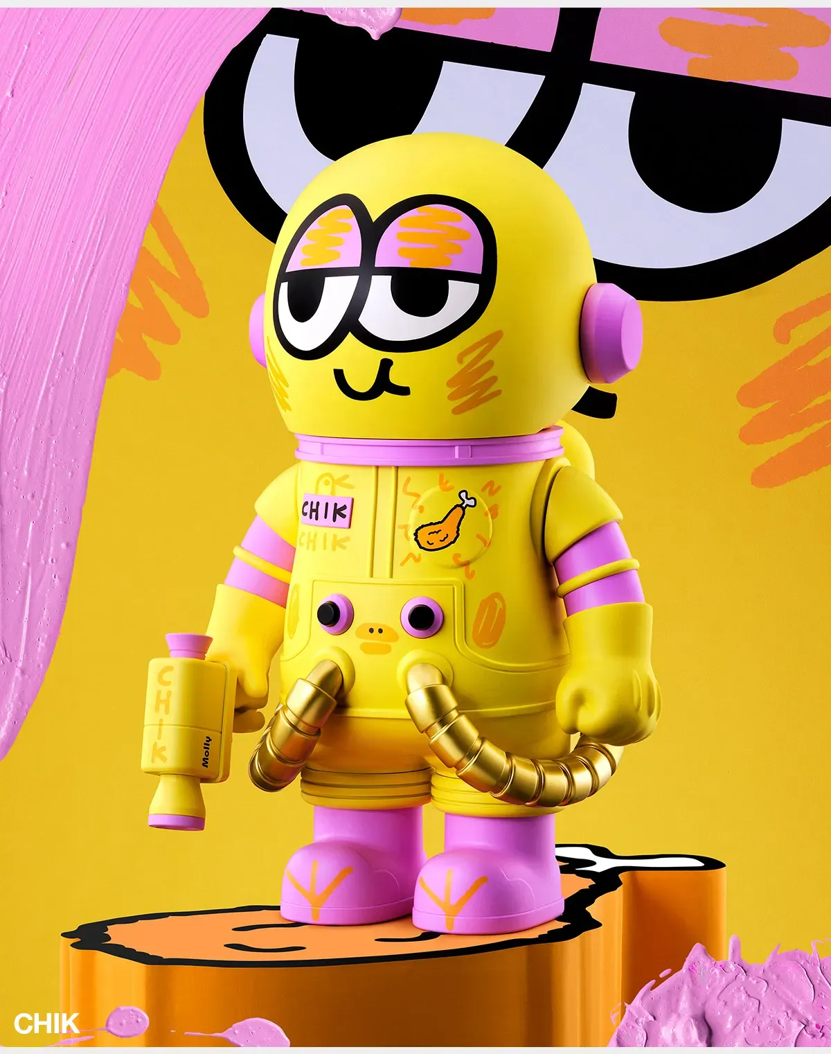 MEGA SPACE MOLLY 400% JON BURGERMAN SPACE CADETS Series