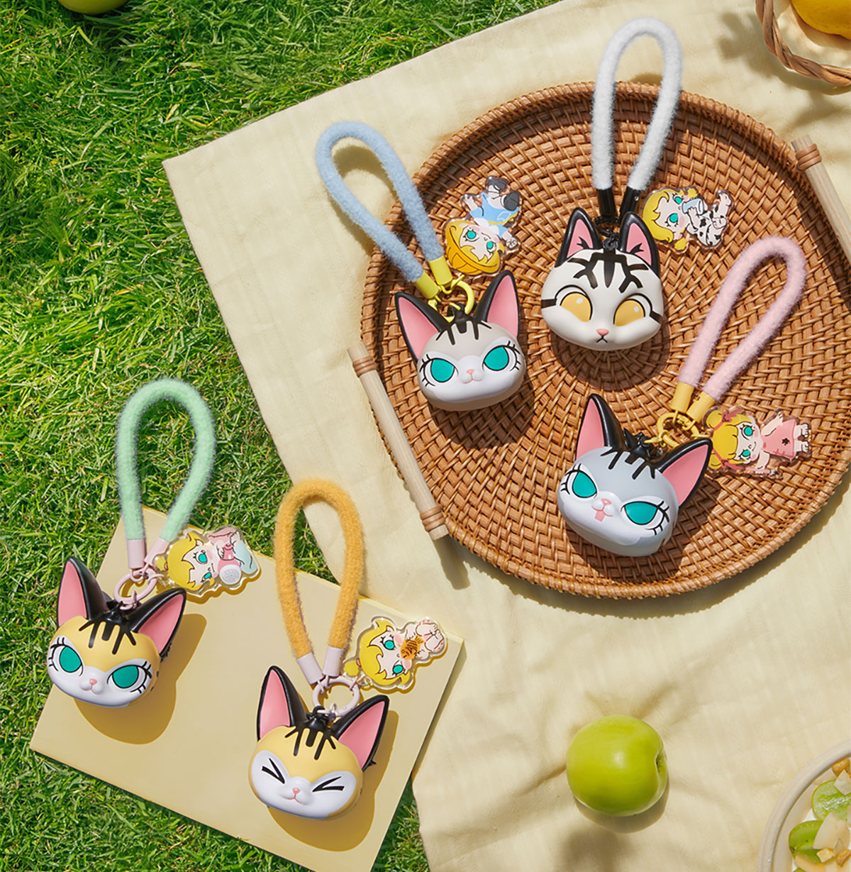 シークレット Baby Molly ＆ Baby Tabby ピンチペンダント