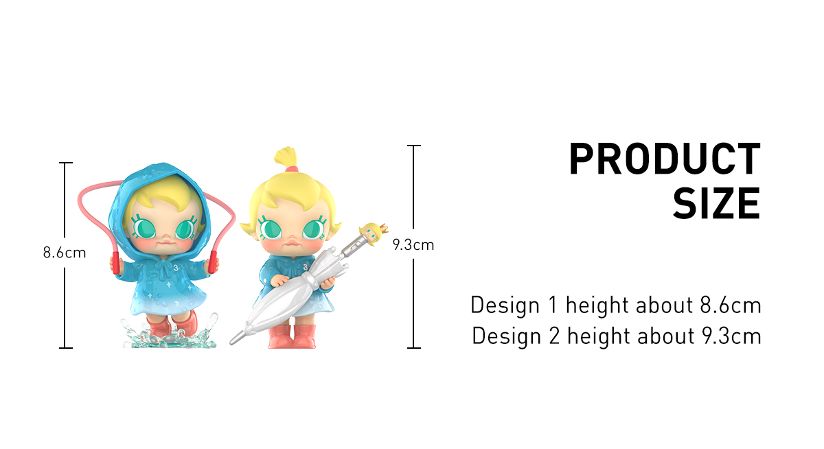 Baby Molly Funny Raining Day Figure - POP MART (Japan)