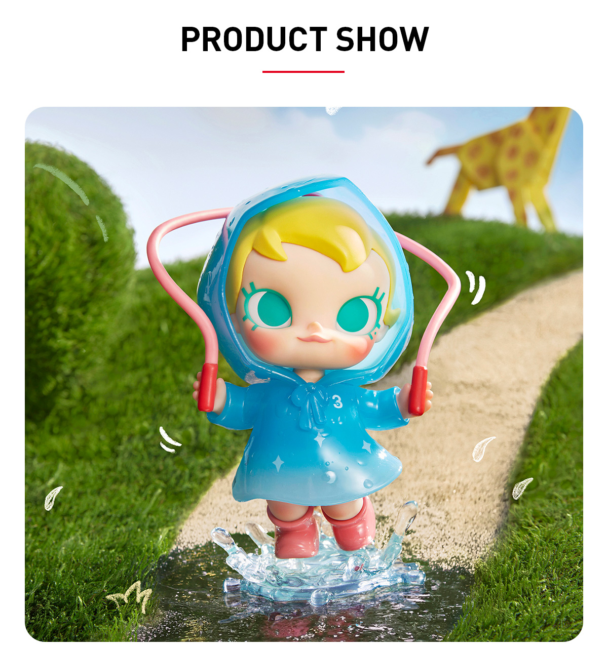 Baby Molly Funny Raining Day Figure - POP MART (Denmark)