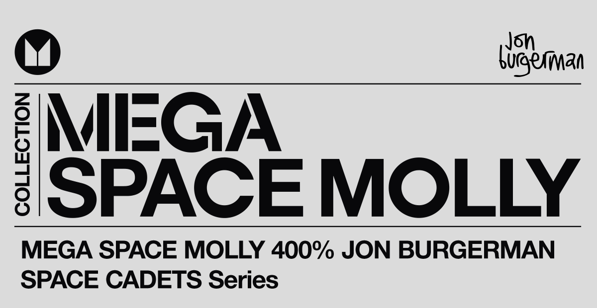 その他 MOLLY 400% JON BURGERMAN SPACE CADETS MEGA SPACE MOLLY 400% JON BURGERMAN SPACE CADETS Series - POP MART