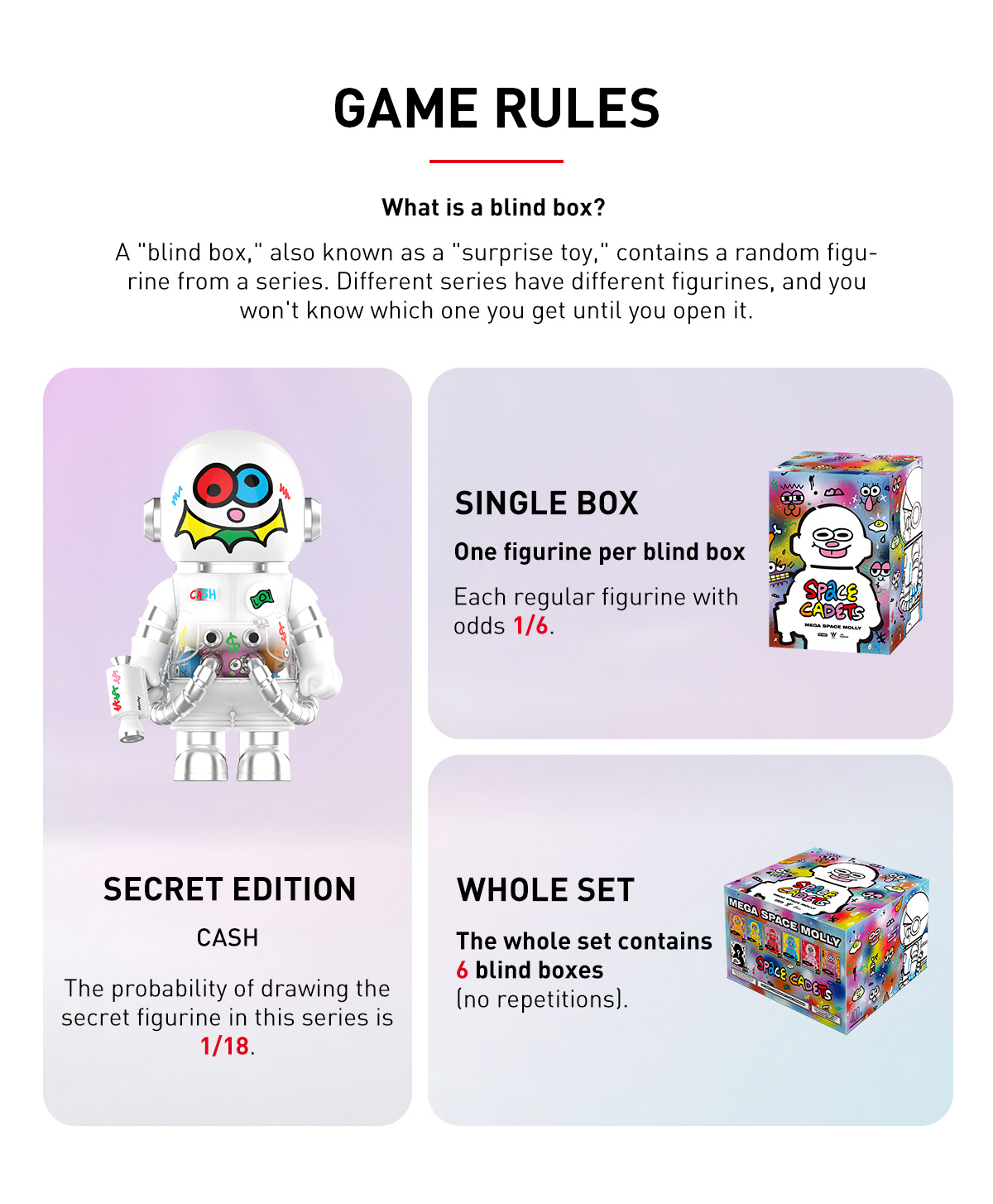 MEGA SPACE MOLLY 400% JON BURGERMAN SPACE CADETS Series - POP MART