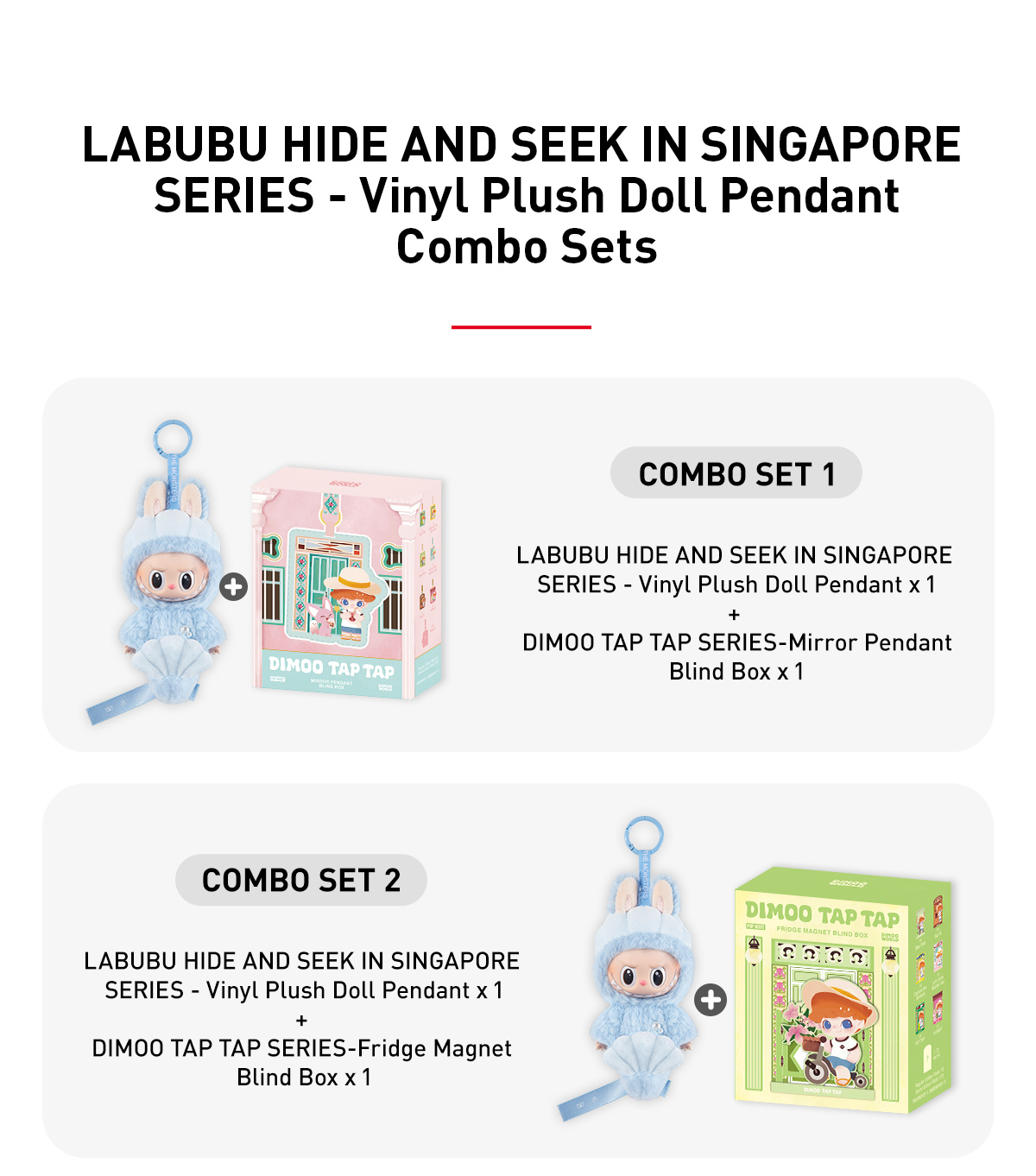 LABUBU HIDE AND SEEK IN SINGAPORE SERIES-Vinyl Plush Doll