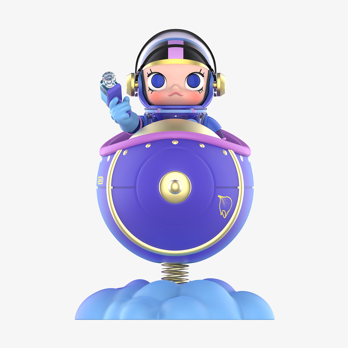 MEGA SPACE MOLLY 100% Blooming-Fleur de lys - POP MART (New