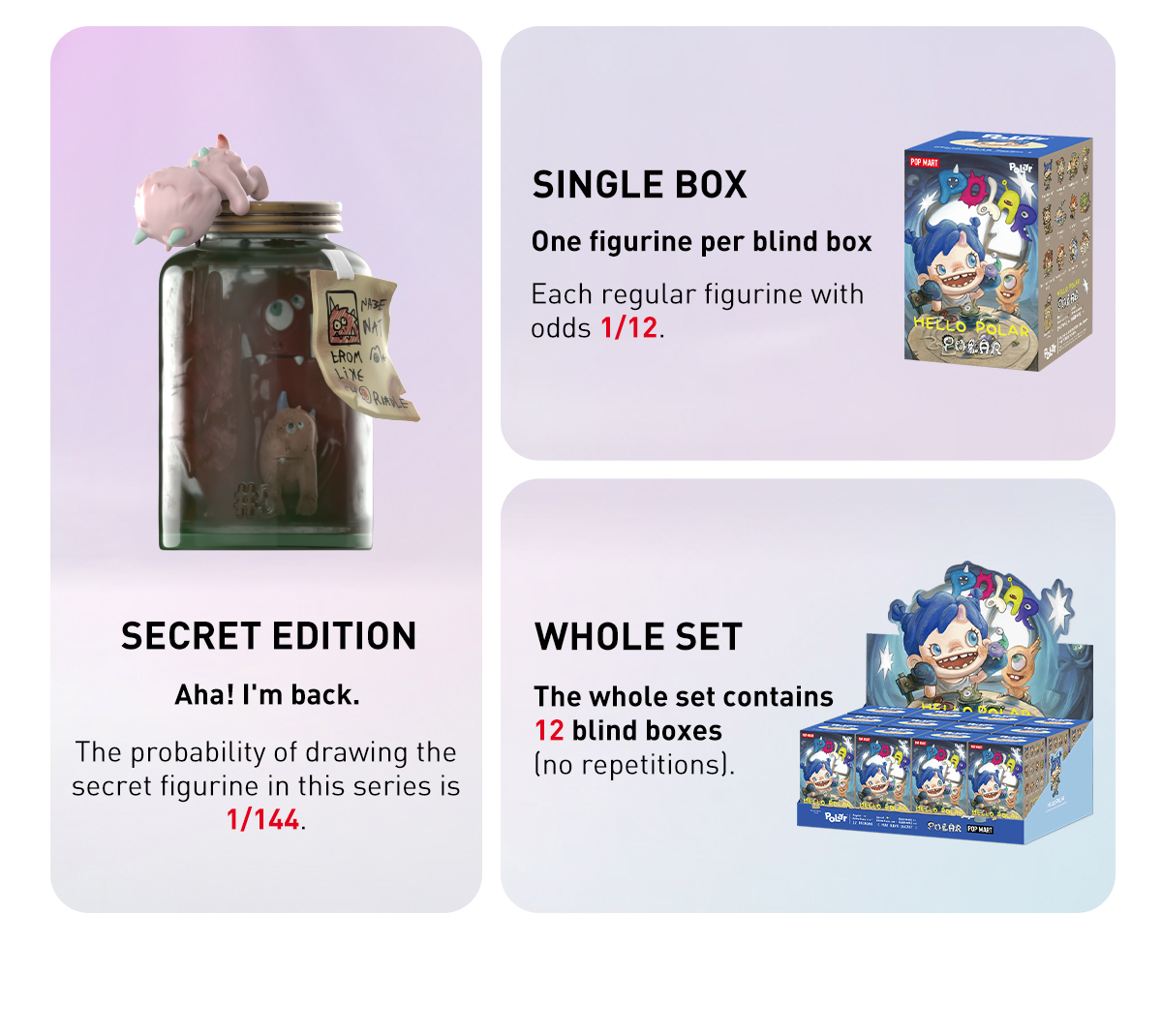 POLAR - HELLO POLAR Season 1 Series Figures - POP MART (Japan)