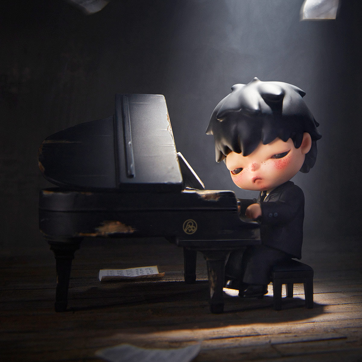 独特の上品 Hirono The Pianist Figure - POP MART (Japan) その他