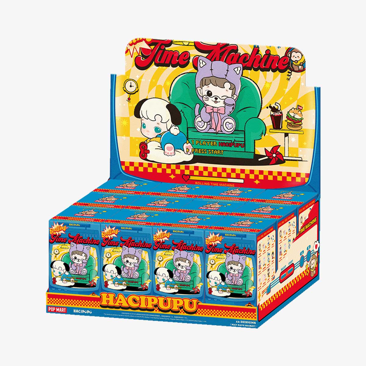 HACIPUPU Rolling Time Machine Series Figures - POP MART (Japan)