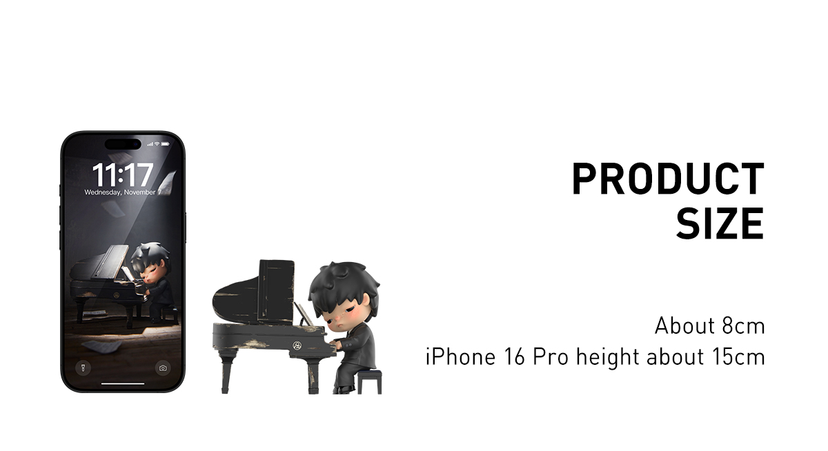 H i rono The Pianist(popmart) Hirono The Pianist Figure - POP MART (United States)