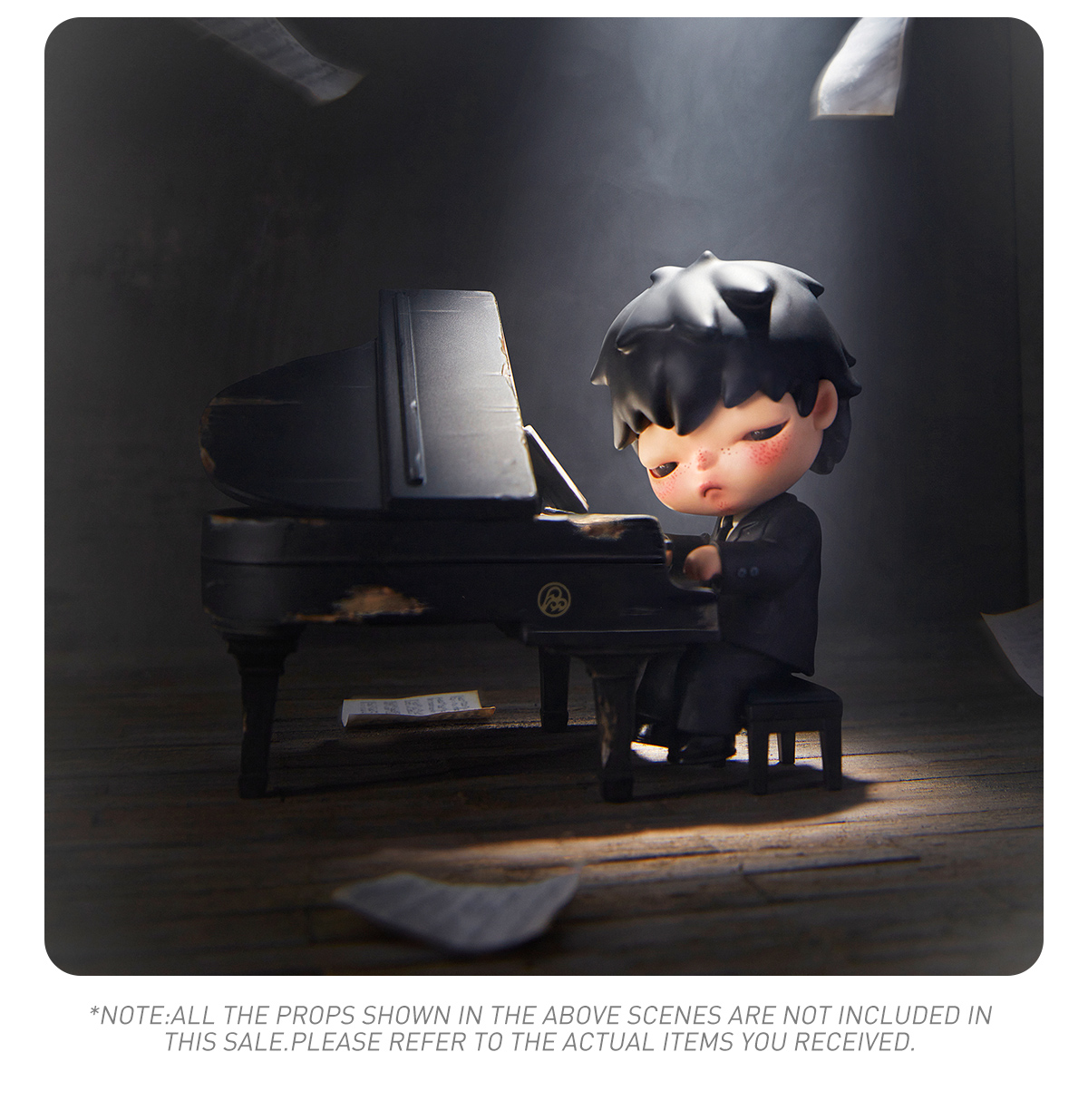 POPMART Hirono THE PIANIST Limited Edition Figure Designer
