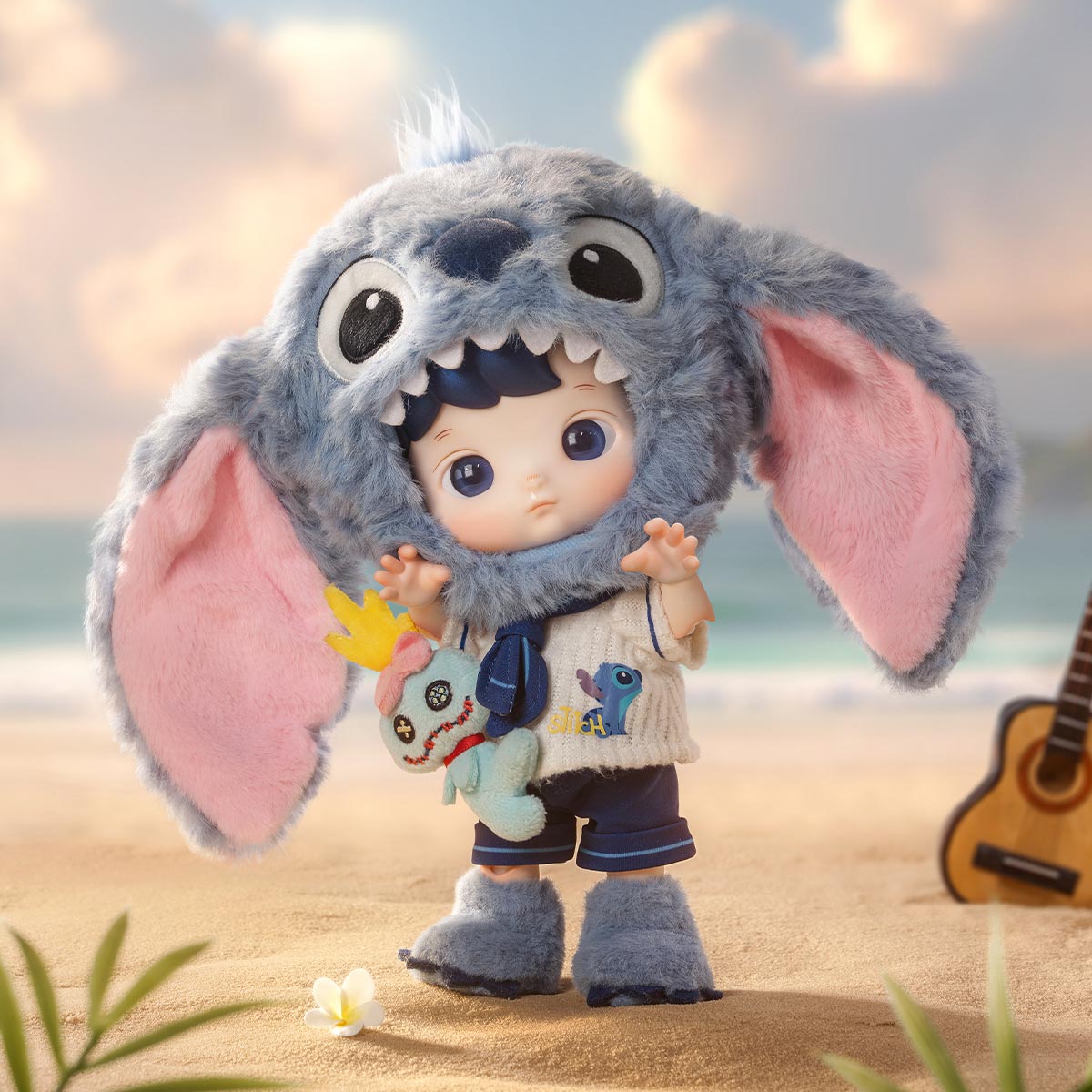 AUTHENTIC HACIPUPU STITCH 1/8 ACTION FIGURE TRENDY DOLL CUTE