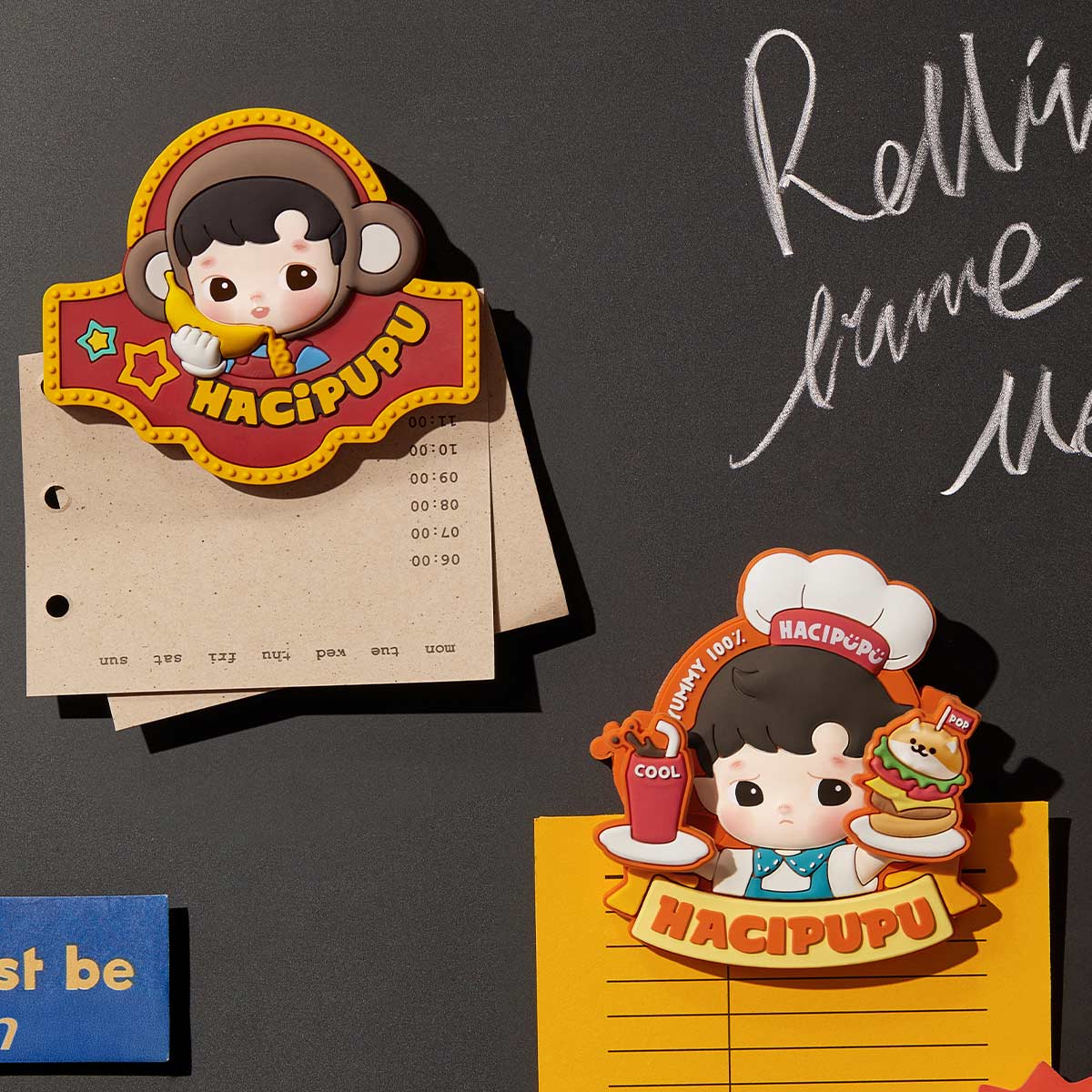 HACIPUPU Rolling Time Machineシリーズ マグネット HACIPUPU Rolling Time Machine Series-Fridge Magnet Silicone