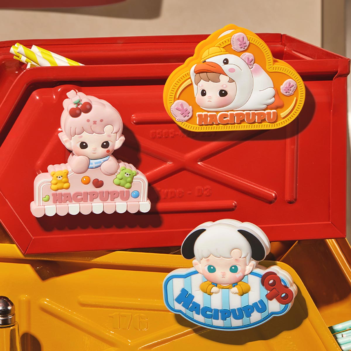HACIPUPU Rolling Time Machine Series-Fridge Magnet Silicone
