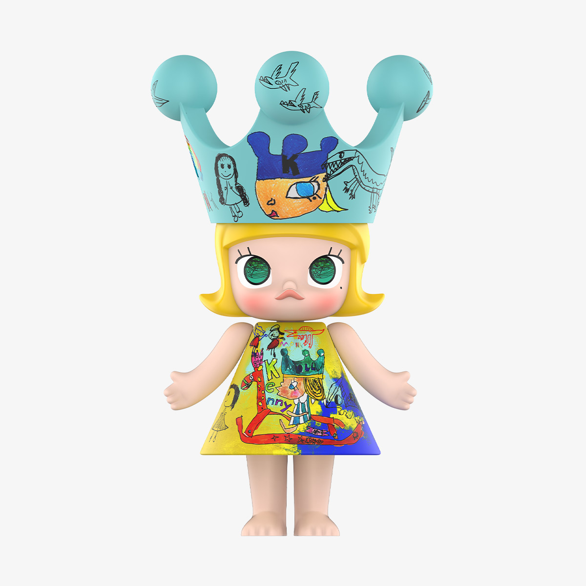ポップマート MEGA  MOLLY400% HUANG YUXING MEGA ROYAL MOLLY 400% Huang Yuxing-Bubbles - POP MART (France)