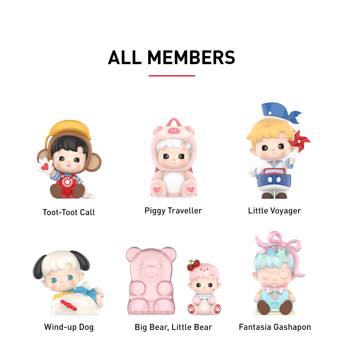 HACIPUPU Rolling Time Machine Series Figures - POP MART (Japan)