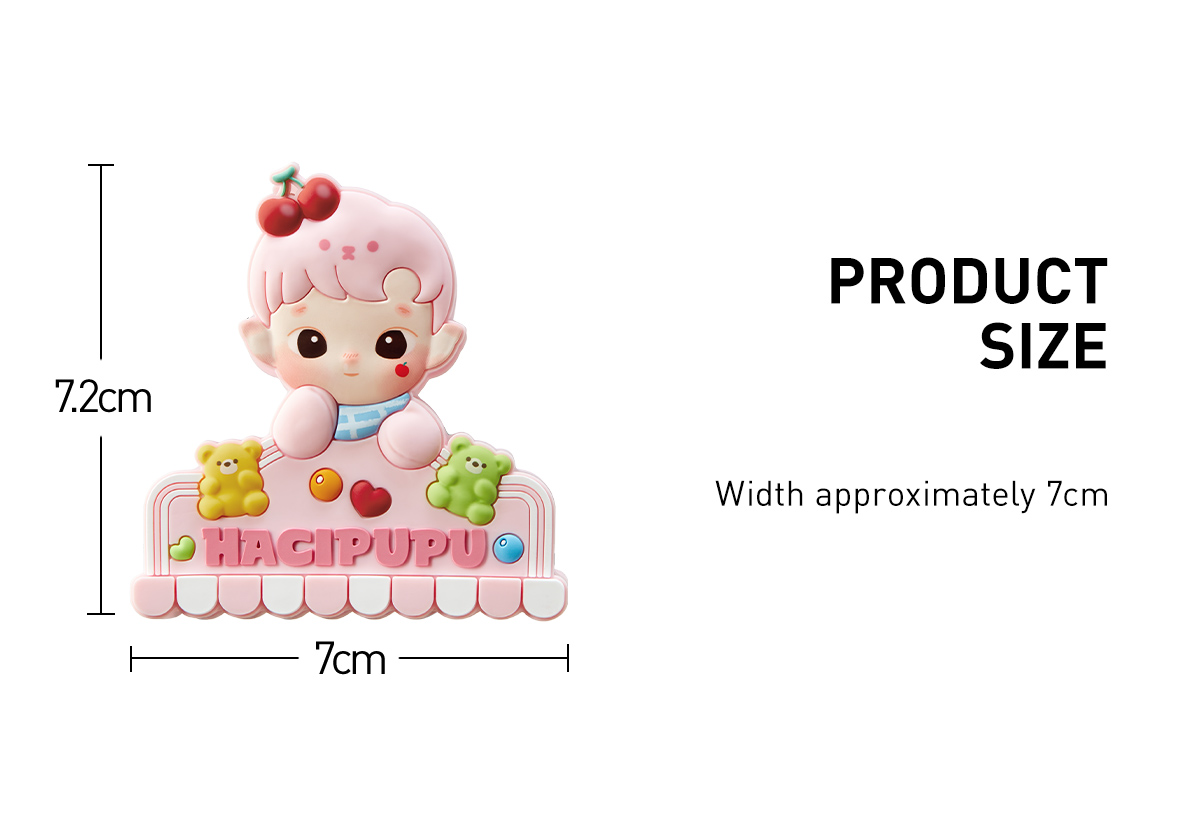 HACIPUPU Rolling Time Machine Series-Fridge Magnet Silicone Clip