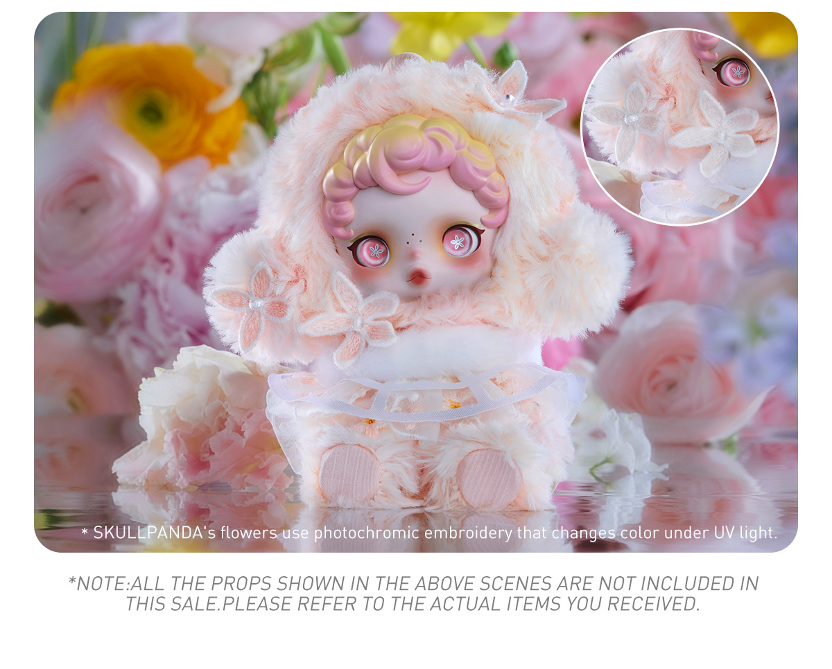 POP NOW:SKULLPANDA L'impressionnisme Series Plush Doll - POP MART