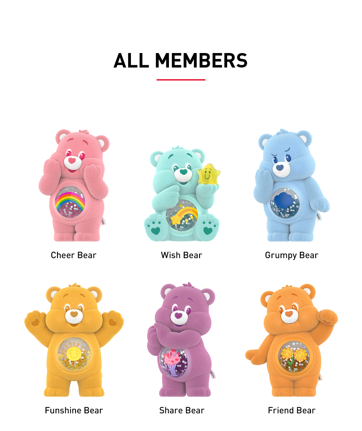 【popmart】CareBears(ケアベア) Care Bears Colorful Hugs Series Figures - POP MART (Japan)