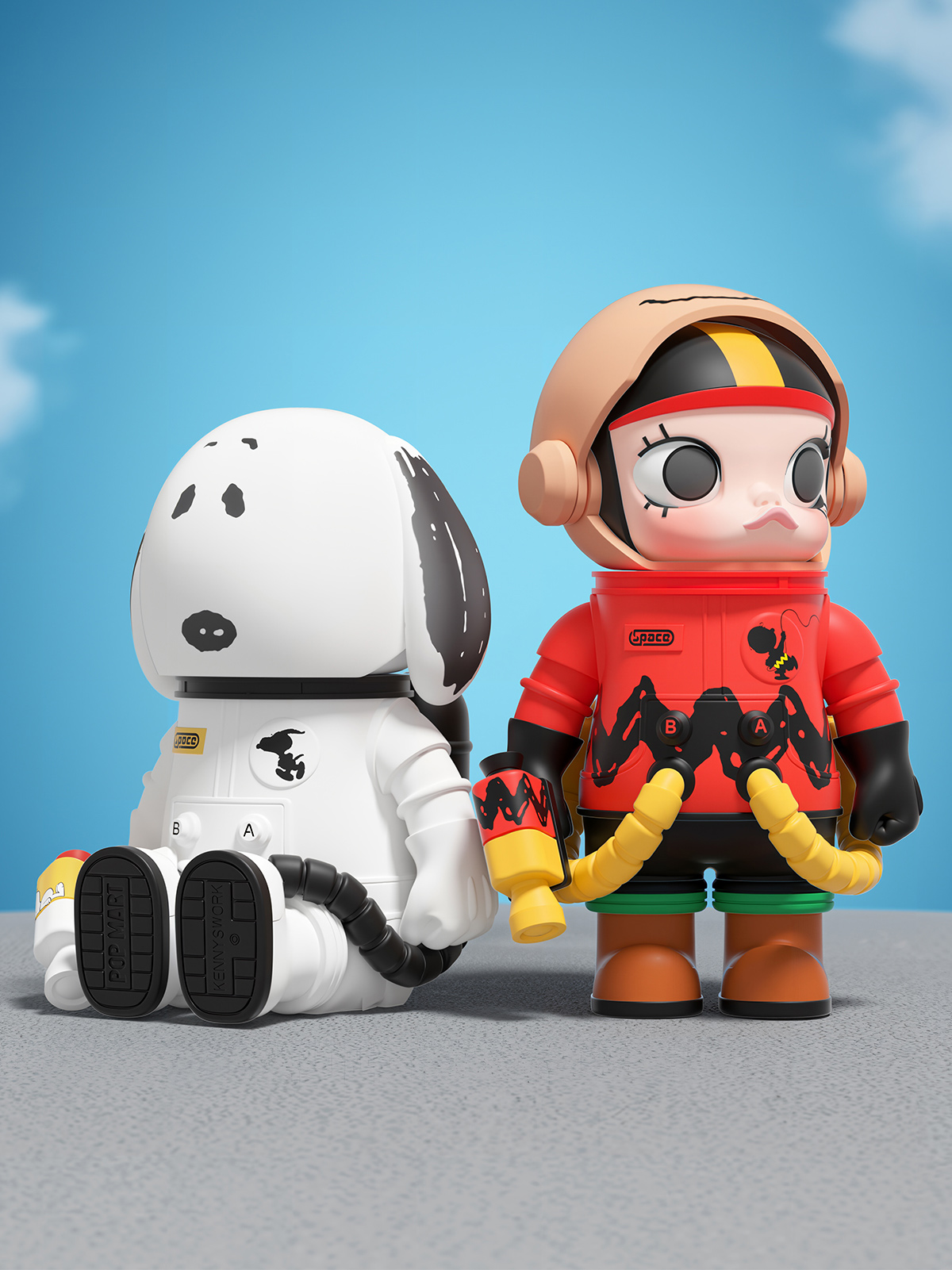 ★日本の職人技★ MEGA SPACE (Sweden) MART POP - Snoopy & Brown Charlie 100% MOLLY その他