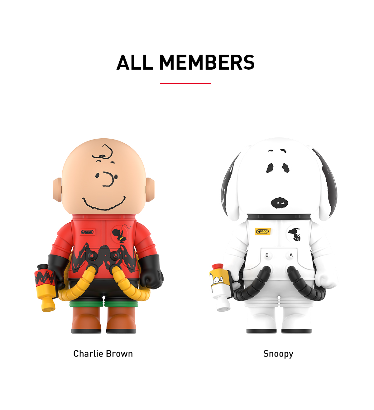 MEGA SPACE MOLLY 100% Charlie Brown & Snoopy - POP MART (Sweden)