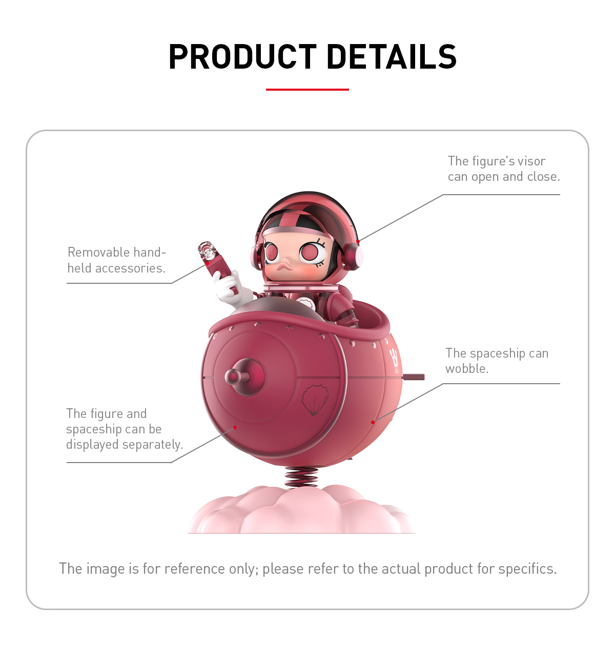 MEGA SPACE MOLLY 100% Blooming-Hibiscus - POP MART (Italy)