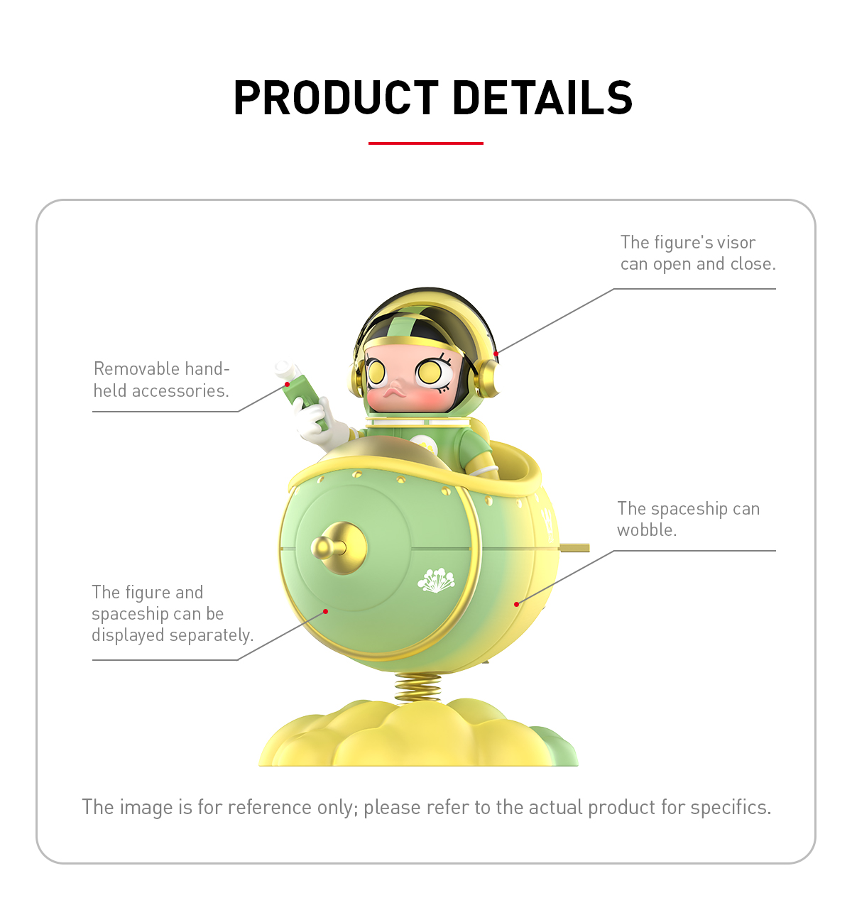 MEGA SPACE MOLLY 100% Blooming-Golden Wattle - POP MART (Japan)