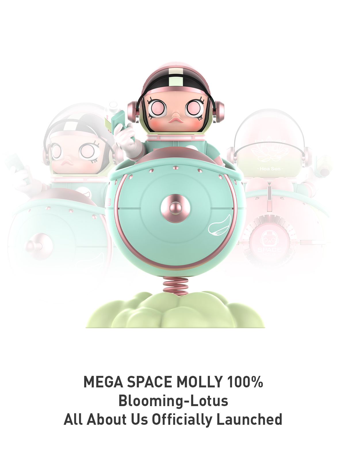 ぬいぐるみ MEGA MOLLY 100% Blooming-Lotus Flower ぬいぐるみ MEGA MOLLY 100% Blooming-Lotus Flower Pop Mart
