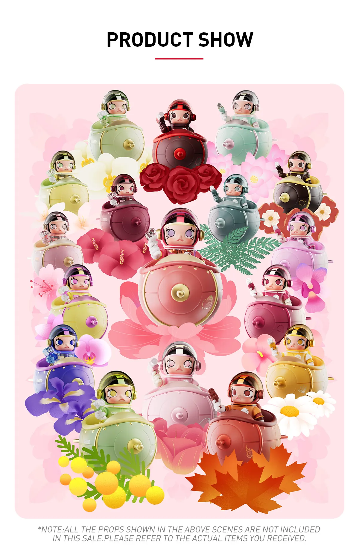 Figurine PopMart Mega Space Molly - Série Blooming Mugunghwa - Édition Exclusive Corée